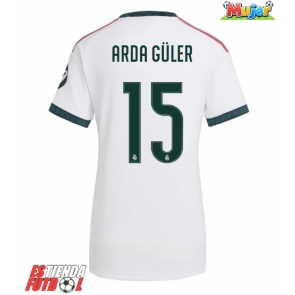 Real Madrid Arda Guler #15 Primera Equipación Mujer 2026-27 Manga Corta